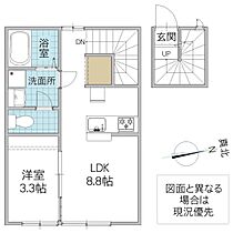 Mitto 2-B号室 ｜ 茨城県水戸市元吉田町（賃貸アパート1LDK・2階・34.10㎡） その2