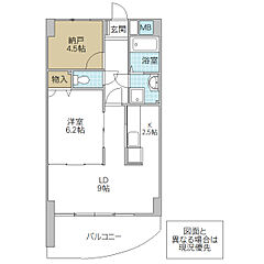 物件の間取り