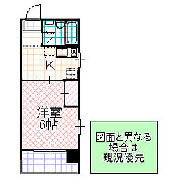 間取図画像 1K