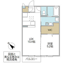 シャンテクレール1 1LDKの間取図画像