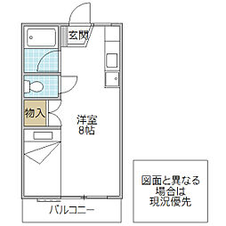 間取図画像 ワンルーム