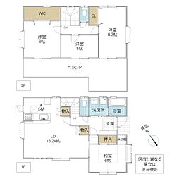 堀町小林方一戸建 4LDKの間取り