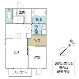 HIGASHI-AKATSUKATERRACE 1LDKの間取図画像
