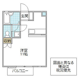 間取図画像 ワンルーム