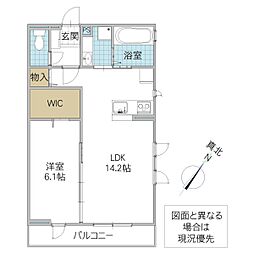 間取図画像 1LDK