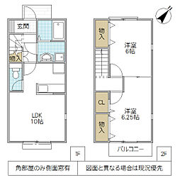 FOLIAR F I 2LDKの間取り