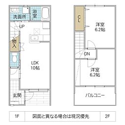 Shrine Forest 2LDKの間取り