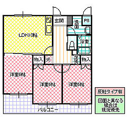 間取図画像 3LDK