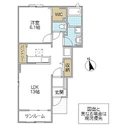 間取図画像 1LDK