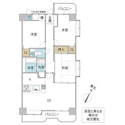 間取図画像 3LDK