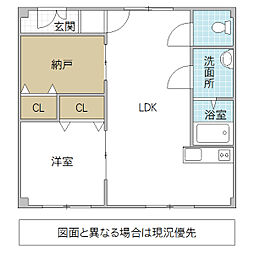 ほしいもB.L.D 4階1SLDKの間取り