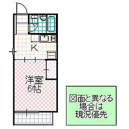 間取図画像 1K