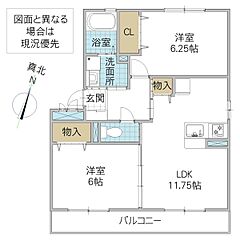 物件の間取り