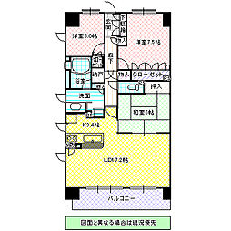S-FORT水戸中央 3LDKの間取図画像