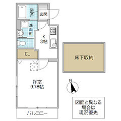 物件の間取り