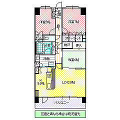 物件の間取り