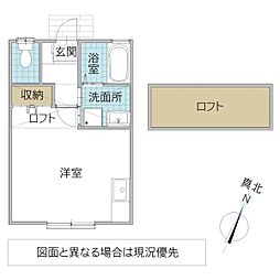 いずみ ワンルームの間取図画像