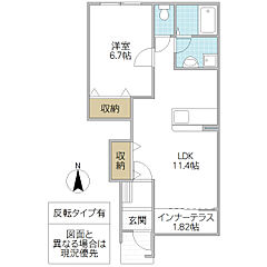 物件の間取り