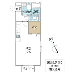 FOREAST自由が丘 ワンルームの間取図画像