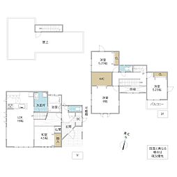 水戸市鯉淵町 3LDKの間取り