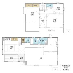 水戸市元吉田町 4LDKの間取り