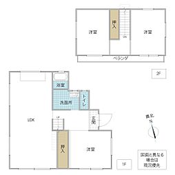 水戸市笠原町 3LDKの間取り