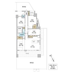 ロイヤルプラザ水戸赤塚 4LDKの間取図画像