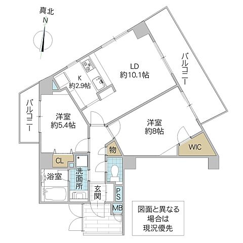 間取り サザンスクエア白梅 3階/311号室