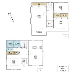 ひたちなか市津田東 4LDKの間取り