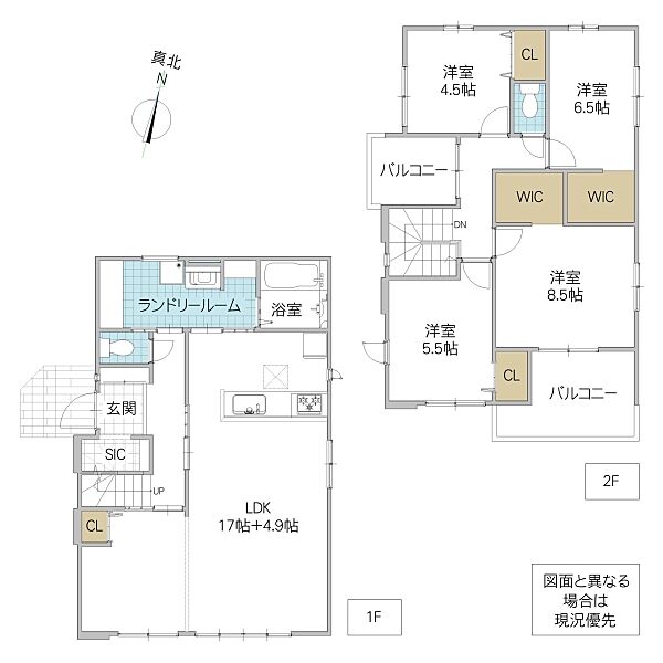 間取りを拡大表示