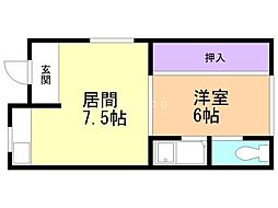 間取図画像 1LDK