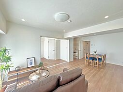 武蔵野北スカイハイツ弐号棟 3LDKのリビング/ダイニング