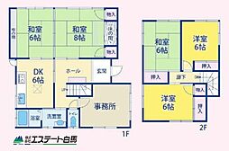 ふじみ野市大井　中古戸建 5SDKの間取り