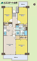 間取図画像 3LDK