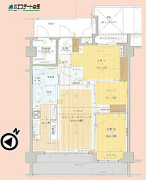 サンデュエルふじみ野プレミアムアベニュー 3LDKの間取図画像