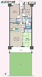 レーベンリヴァーレ入間オフィール 2SLDKの間取図画像
