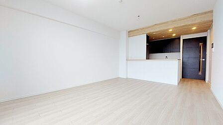 リビングは家具の配置も思いのまま。自由度が高い設計です。