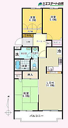 ネオアーバン武蔵藤沢 3LDKの間取図画像
