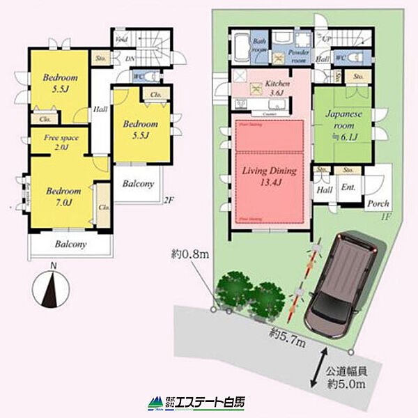 間取りを拡大表示