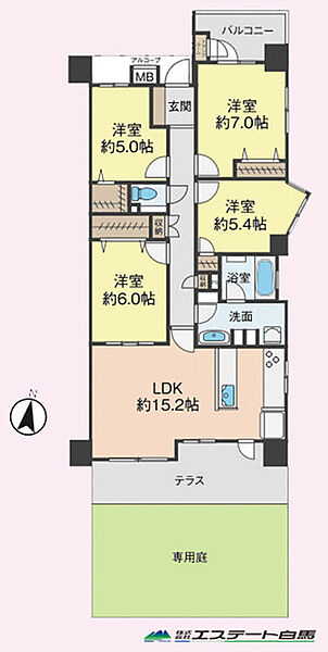間取りを拡大表示