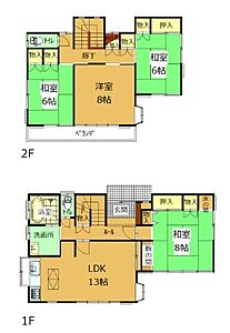 間取り：図面と現況が異なる場合は現況を優先させていただきます。 