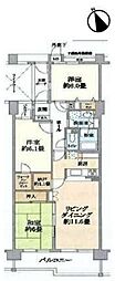 アーベイン川越新宿キッズパーク 3LDKの間取り