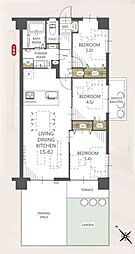 間取図画像 3LDK