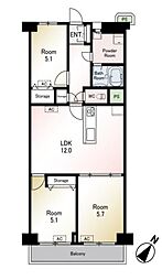 間取図画像 3LDK