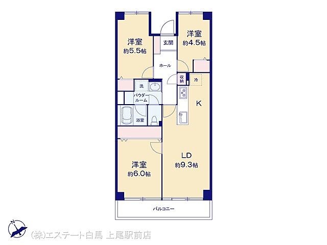 間取り コンドミニアム坂戸 3階/-