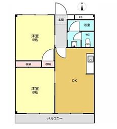 間取図画像 2DK