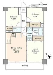 間取図画像 3LDK