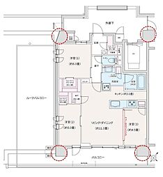 クレアホームズ北上尾 3LDKの間取図画像