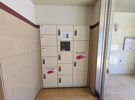 留守がちな世帯でもしっかり受け取れる宅配ボックス。