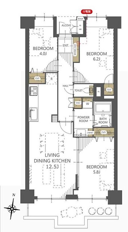 図面と現況が異なる場合は現況を優先させていただきます。